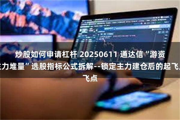 炒股如何申请杠杆 20250611 通达信“游资主力堆量”选